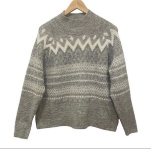 Holiday Time Women's Gray White Silver Long Sleeve
Sweater Size XL (16-18)